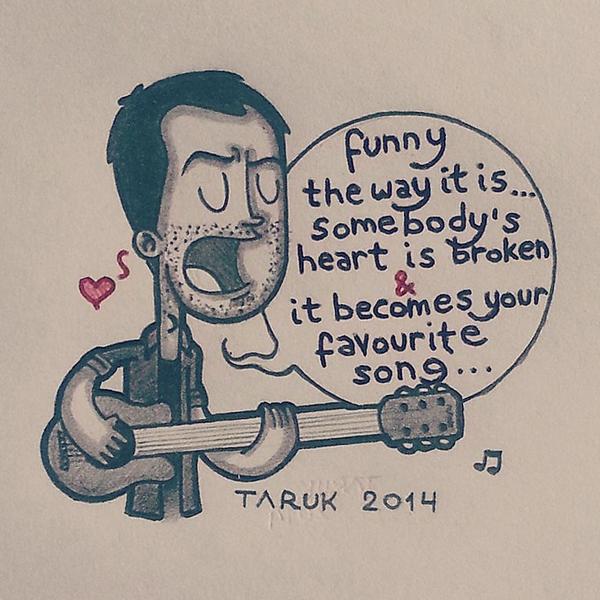 600x600 I Draw Music - Dave Matthews Drawings