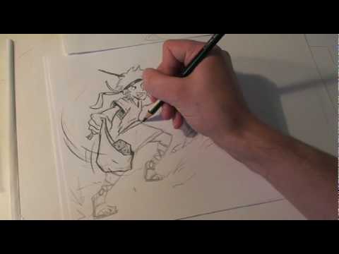 480x360 James Hart Drawing - David And Goliath Drawing