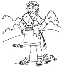 230x230 top 'david and goliath' coloring pages for your little ones - David And Goliath Drawing