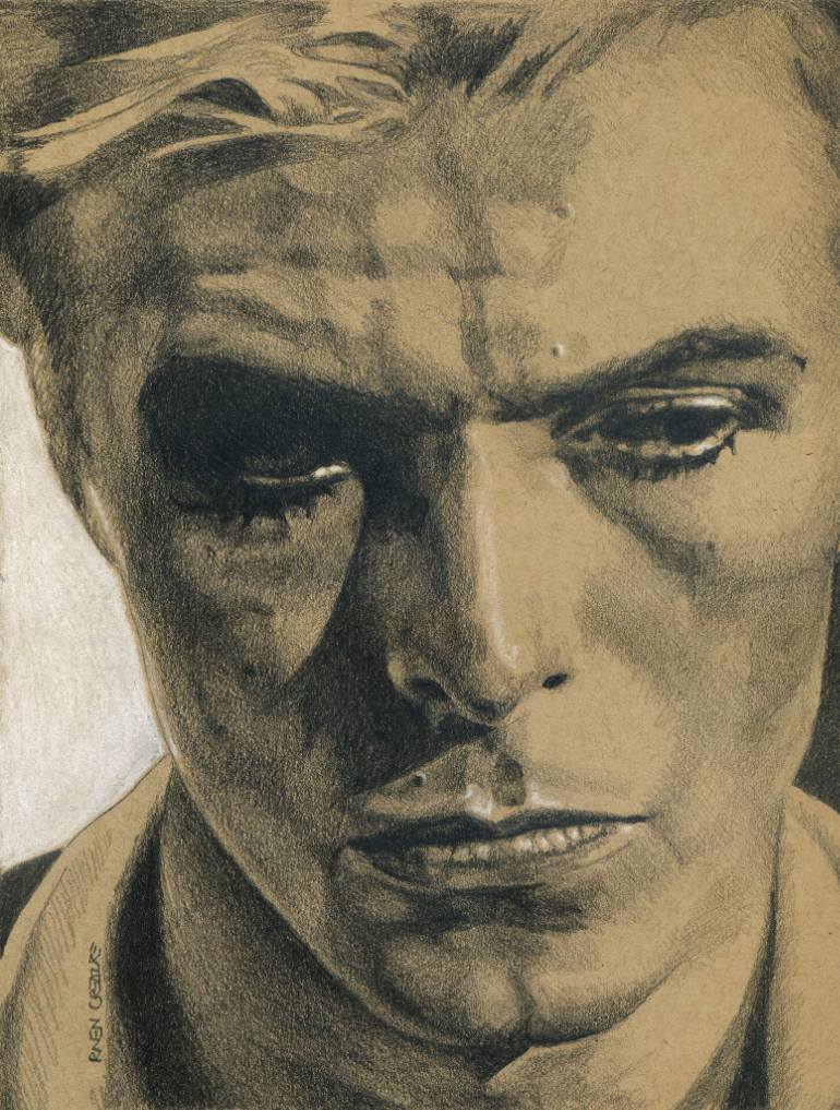 770x1017 David Bowie Portrait In Pencil Drawing - David Bowie Drawing