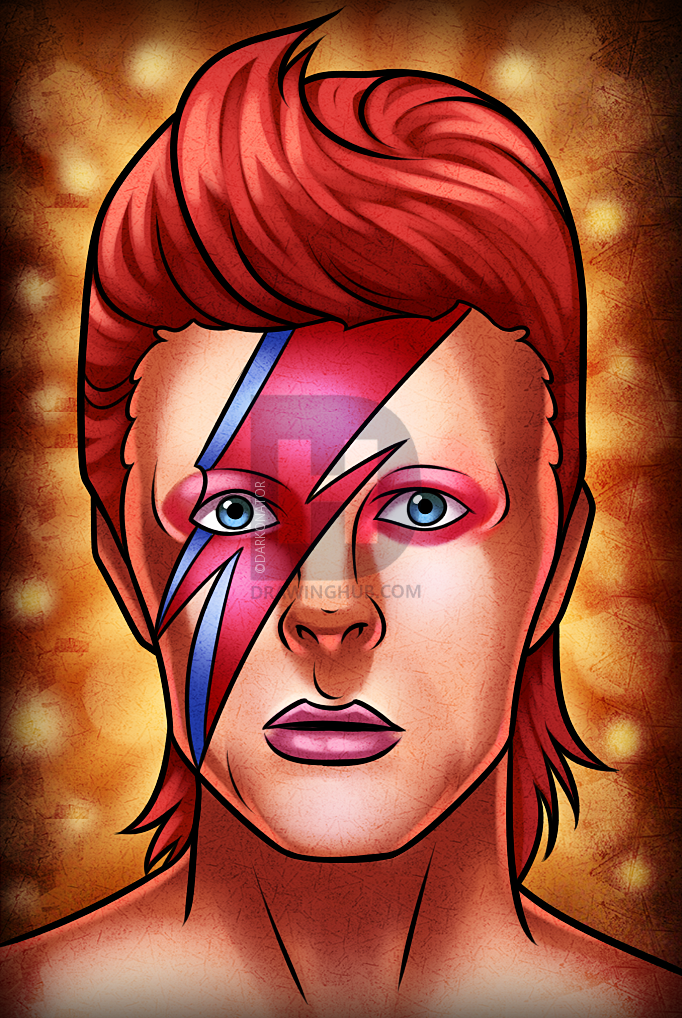 682x1018 Drawing David Bowie Step - David Bowie Drawing