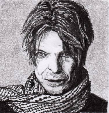 375x388 david bowie - David Bowie Drawing