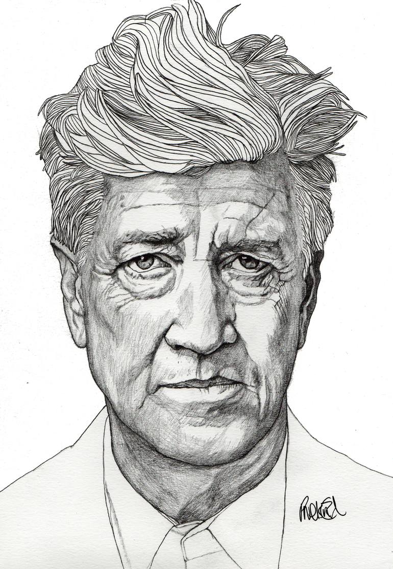 770x1113 David Lynch Drawing - David Drawing