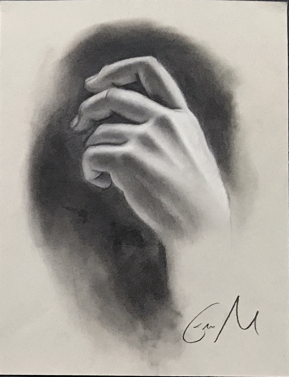 1000x1306 Hand From Michelangelo's David Drawing Figurative Art Dramatic - David Drawing