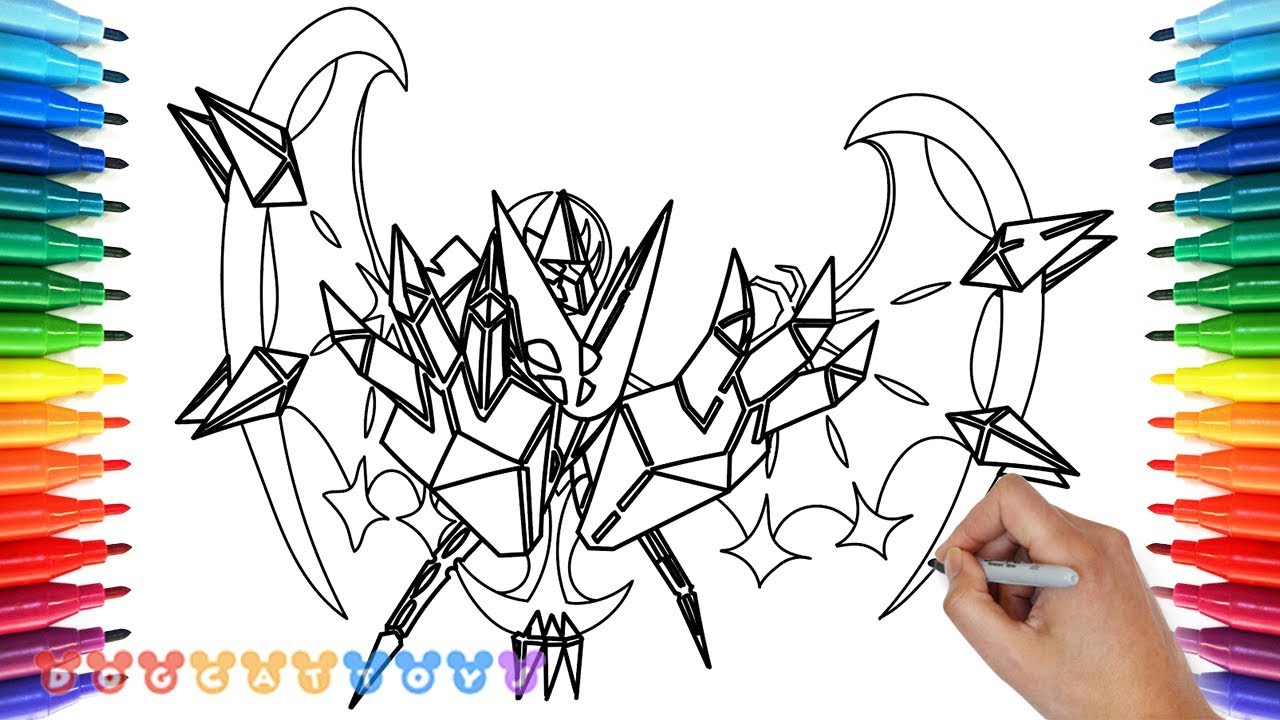 1280x720 how to draw dawn wings necrozma pokemon ultra moon drawing - Dawn Drawing
