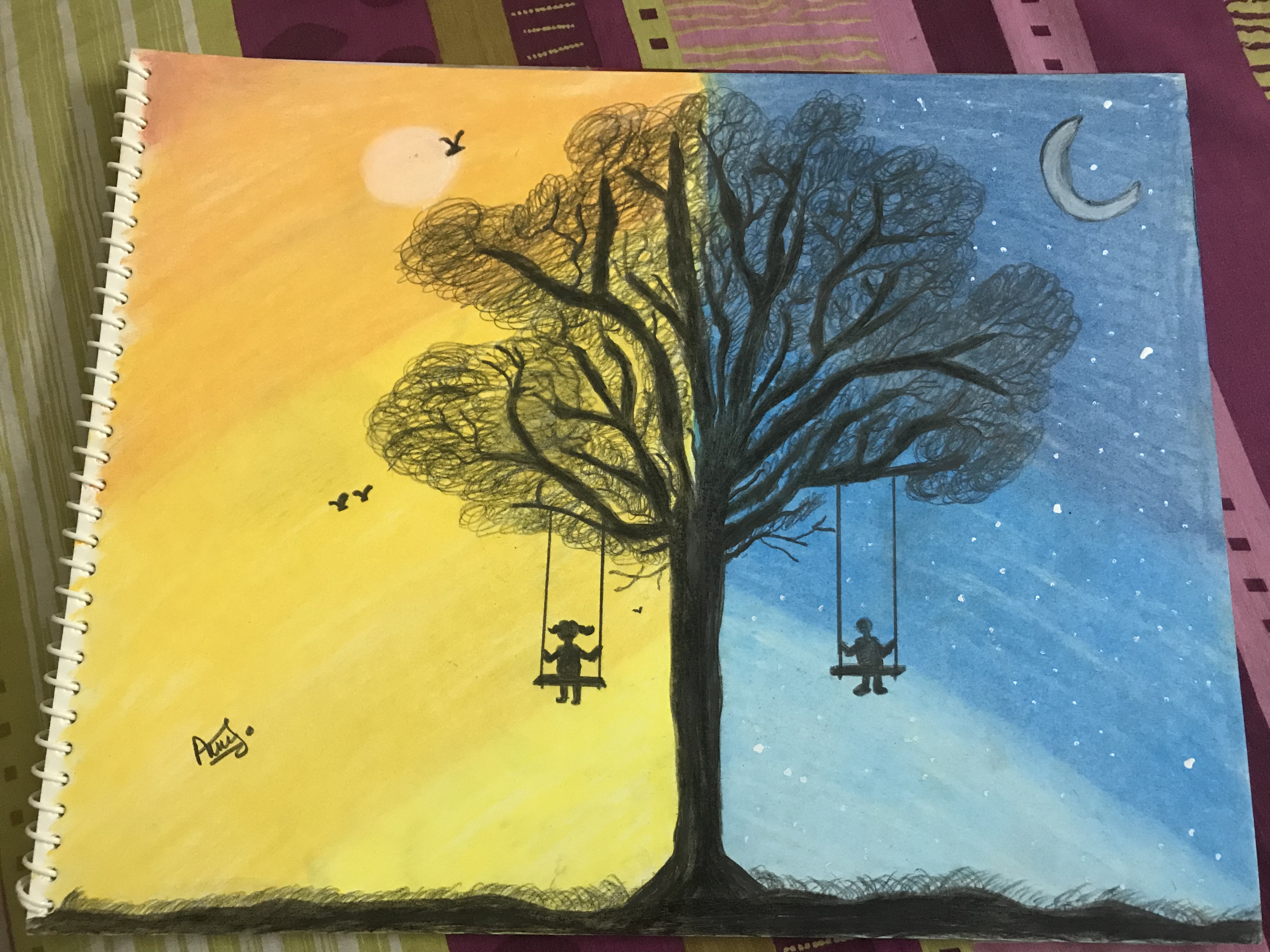 4032x3024 Day And Night Drawing Fun Omni - Day And Night Drawing