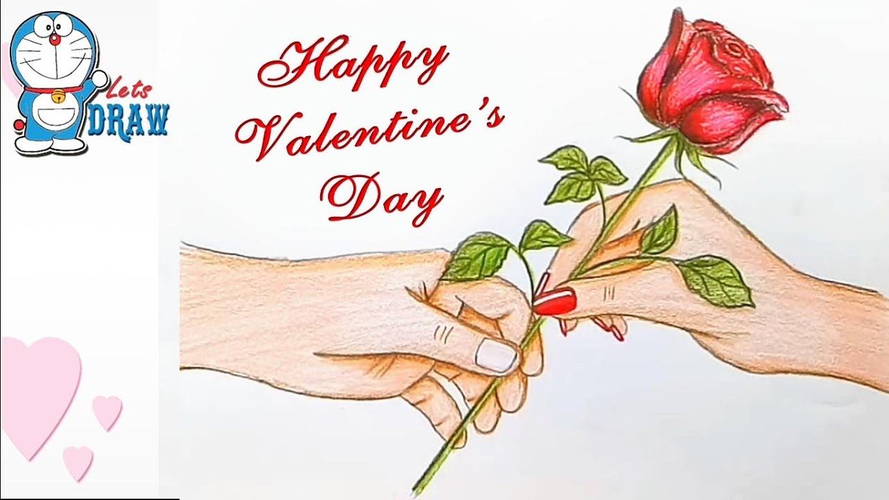 1280x720 Valentine's Day Drawing Step - Day Drawing