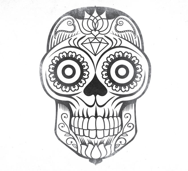 660x600 Beautiful Of The Inspired Designs Artworks - Day Of The Dead Drawings