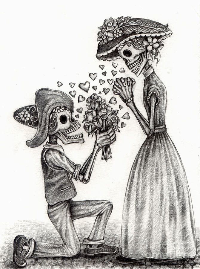 670x900 Art Skull Day Of The Dead Drawing Dia De Los Muertos Day - Day Of The Dead Skeleton Drawings