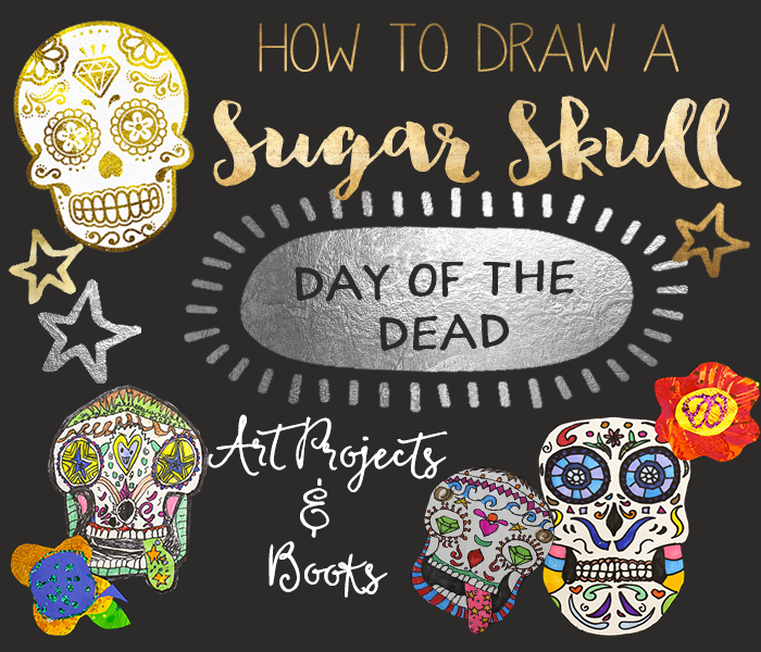 700x600 Sugar Skulls Day Of The Dead Art Ideas Deep Space Sparkle - Day Of The Dead Skull Drawings