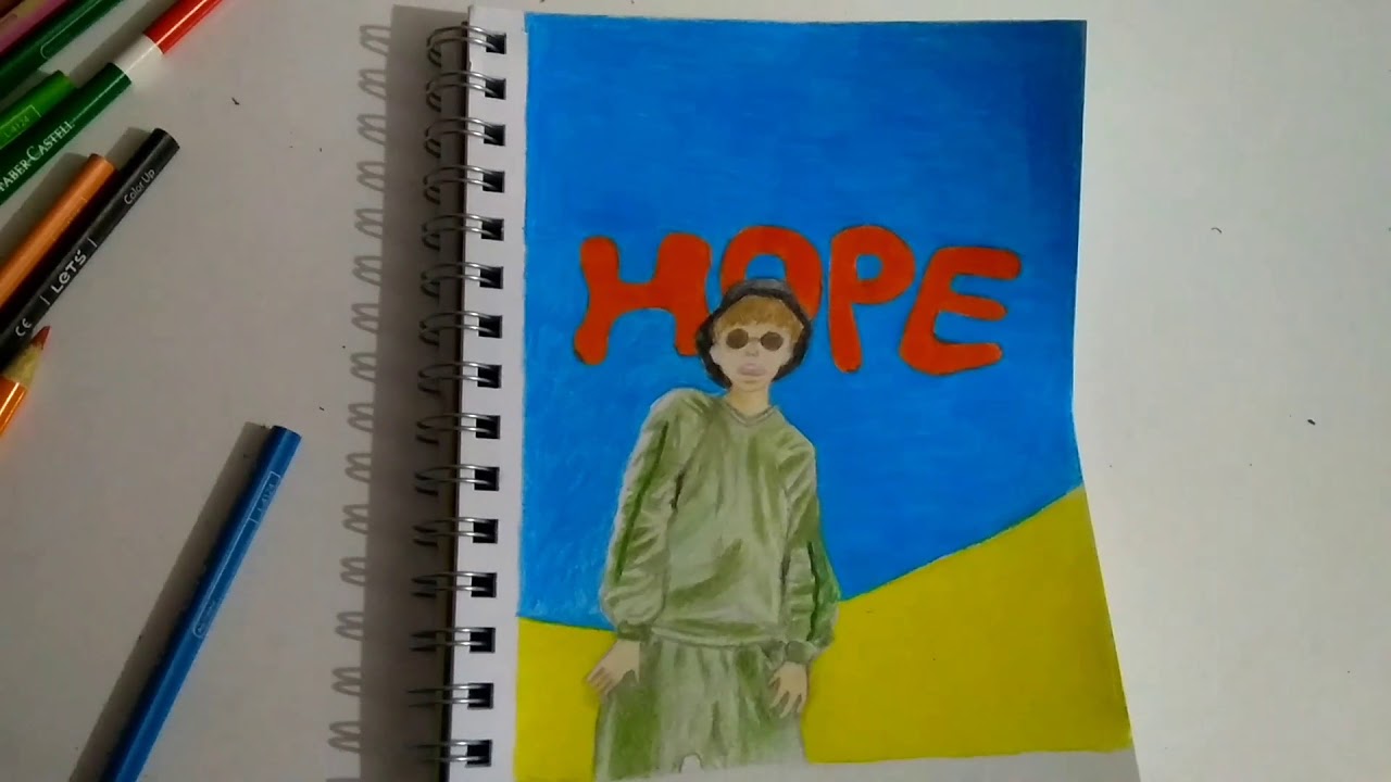 1280x720 J Hope Daydream Drawing - Daydream Drawing