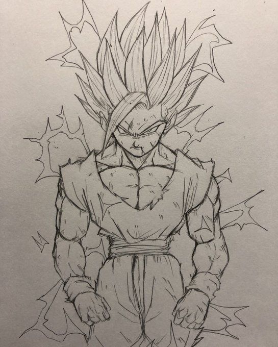 545x680 embedded dbz dragon ball, dragon ball gt, goku drawing - Dbz Drawings