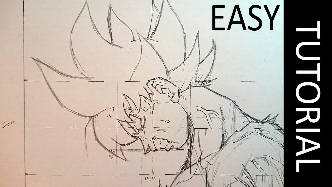 1280x720 how to draw goku - Dbz Drawings