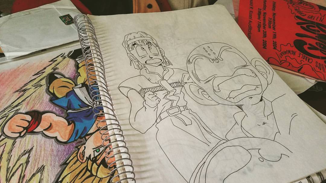 1080x608 miggs the artist i've got vaults of dbz drawings from when i was - Dbz Drawings