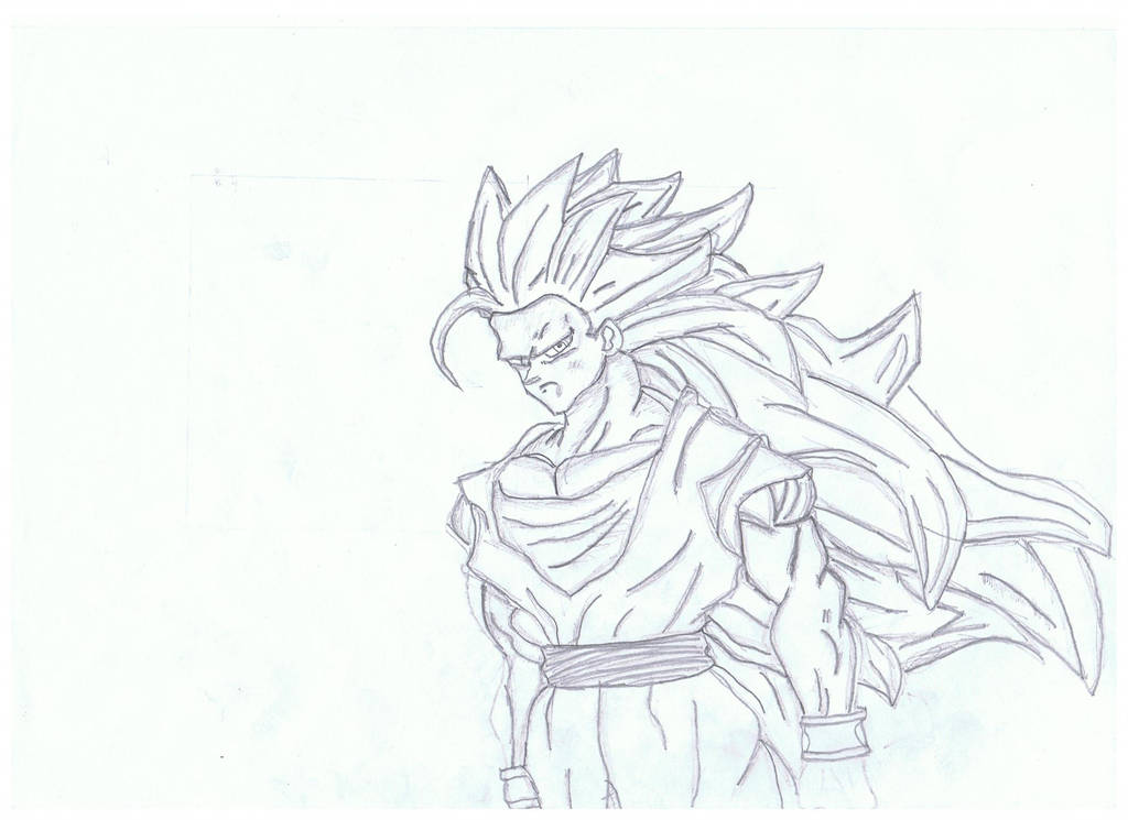 1024x745 dbz goku drawing - Dbz Goku Drawing