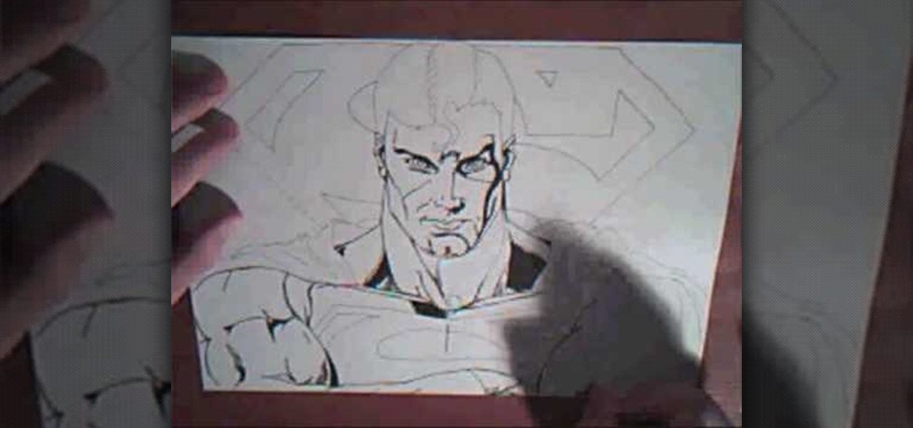 1280x600 How To Draw Superman From Dc Comics Drawing Illustration - Dc Comics Drawings