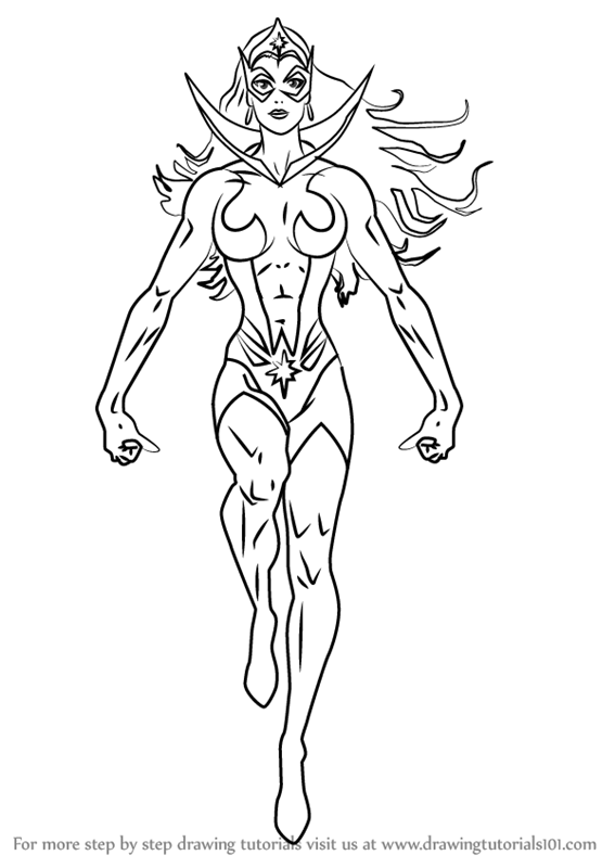 567x800 Learn How To Draw Star Saphire - Dc Comics Drawings