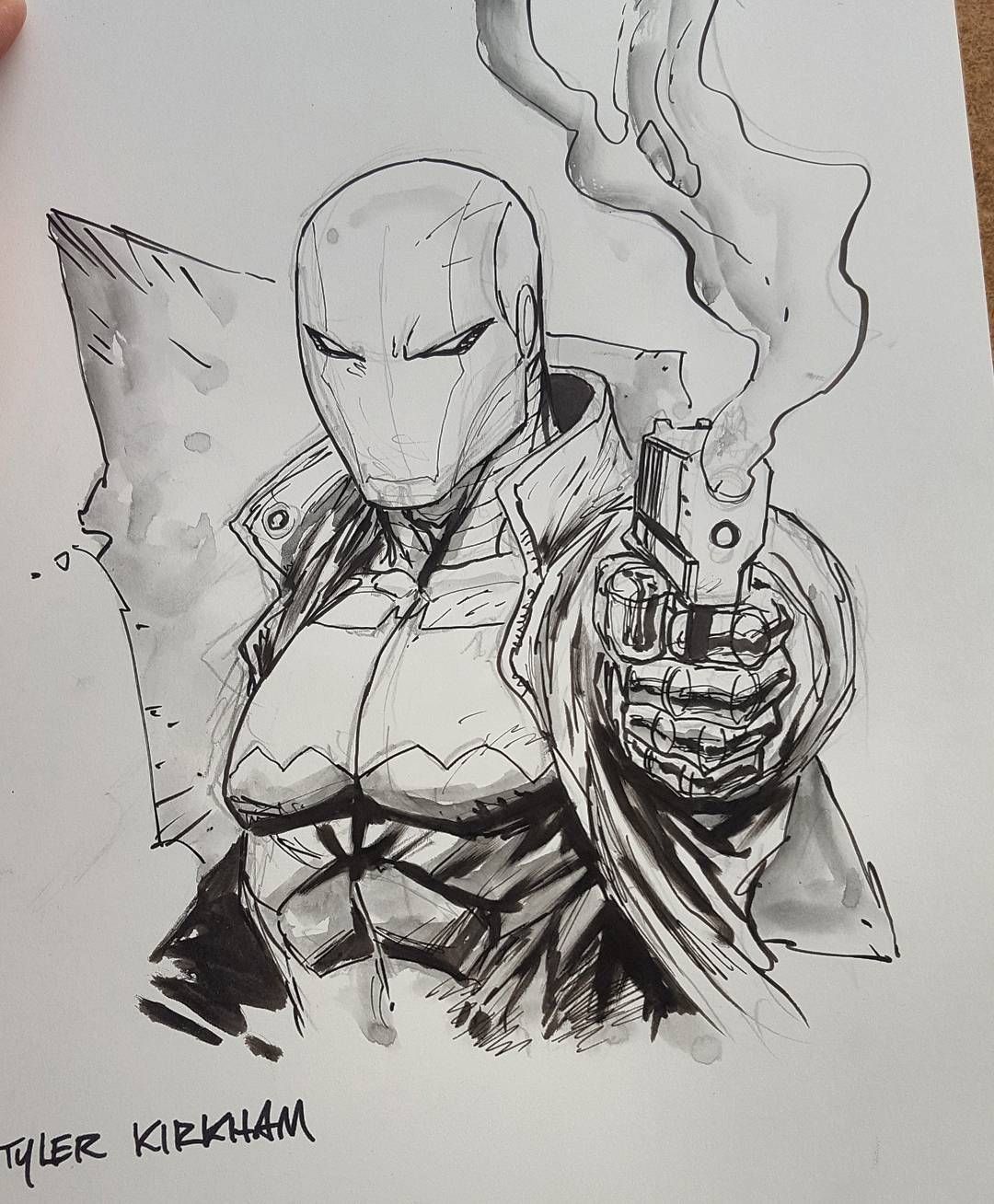 1080x1308 Redhood - Dc Comics Drawings
