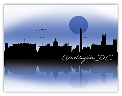 425x334 washington dc skyline drawing - Dc Skyline Drawing
