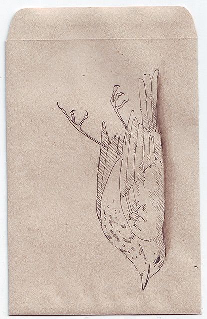415x640 Dead Bird - Dead Bird Drawing
