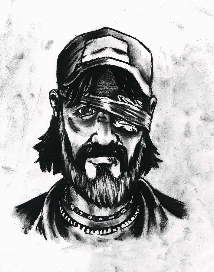 707x900 kenny from the walking dead drawing - Dead Drawing