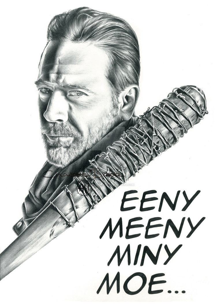 752x1063 Negan - Dead Drawing