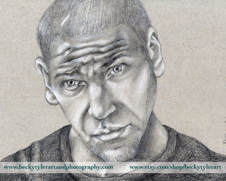 794x635 shane the walking dead drawing etsy - Dead Drawing