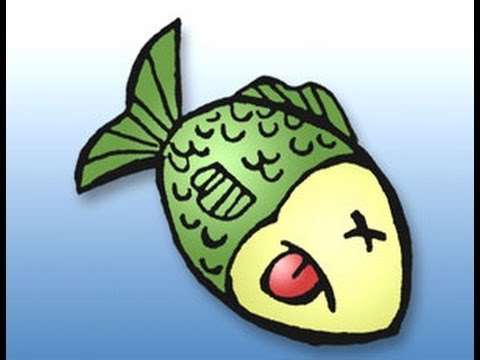 480x360 How To Draw A Dead Fish - Dead Fish Drawing