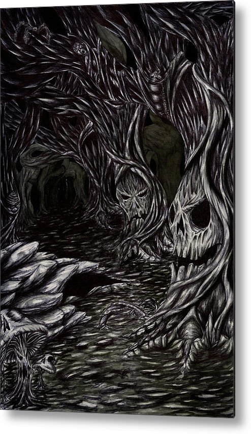 494x854 Dead Forest Metal Print - Dead Forest Drawing