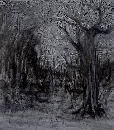 486x550 Dead Forest Posters - Dead Forest Drawing