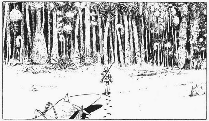 667x388 the great god pan is dead fungus forest el ultimo grito - Dead Forest Drawing