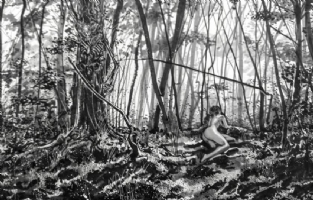 313x200 The Dead Forest In Jason Crager's Comic Art Gallery Room - Dead Forest Drawing