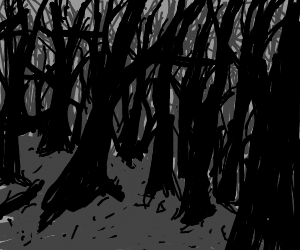 300x250 Dead Forest Drawing - Dead Forest Drawing