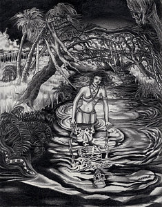 235x300 Live Oak Trees Drawings Fine Art America - Dead Oak Tree Drawing