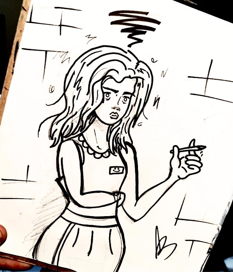 750x876 y'all ever just breathe to flex on dead people doodles - Dead People Drawing