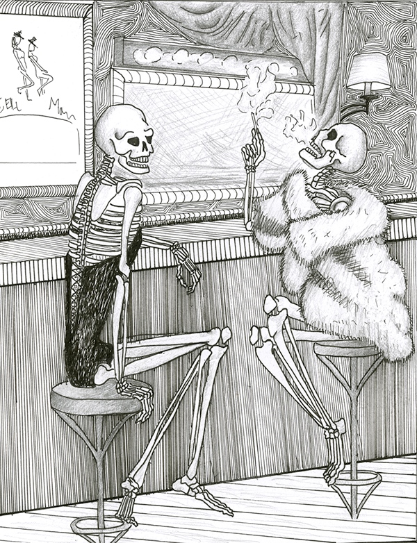 600x782 Dead People Dying On Behance - Dead People Drawing