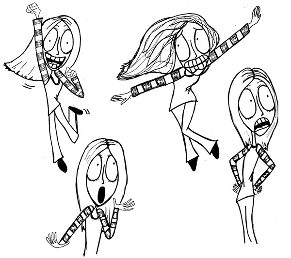 600x533 Dead Serious - Dead People Drawing