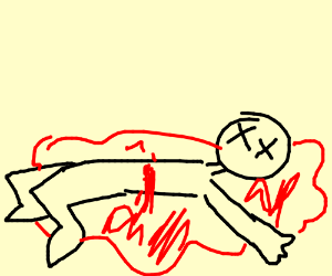 300x250 Dead Person Drawing - Dead Person Drawing