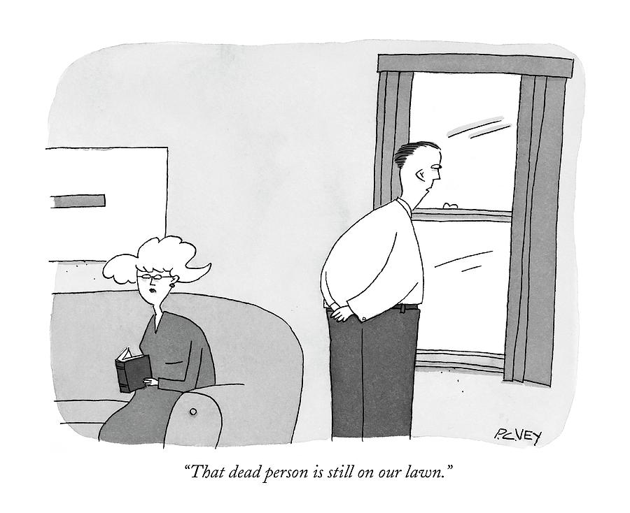 900x734 That Dead Person Is Still On Our Lawn Drawing - Dead Person Drawing