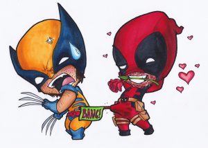 300x214 chibi deadpool drawing - Deadpool Chibi Drawing