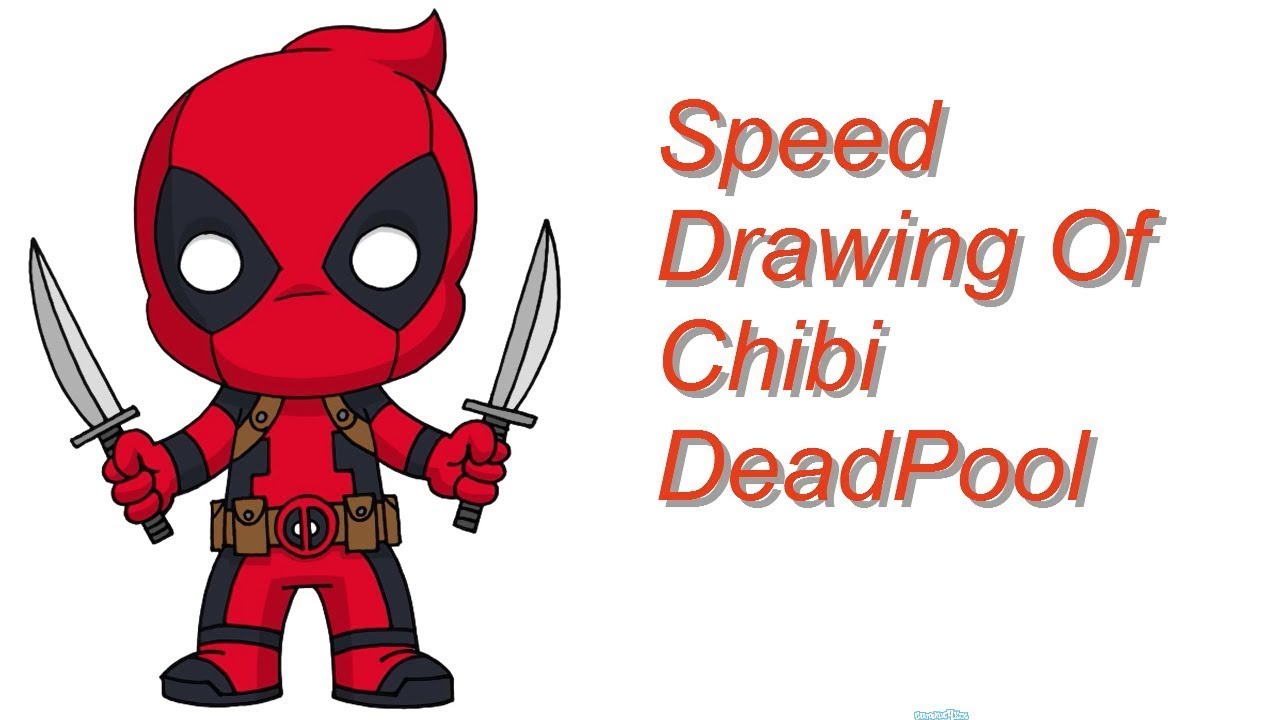 1280x720 Speed Art Chibi Deadpool - Deadpool Chibi Drawing