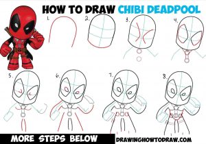 300x210 Full Body Easy Deadpool Drawings - Deadpool Drawing In Pencil Full Body