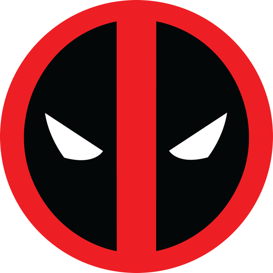 900x900 Deadpool Logo Fill - Deadpool Logo Drawing