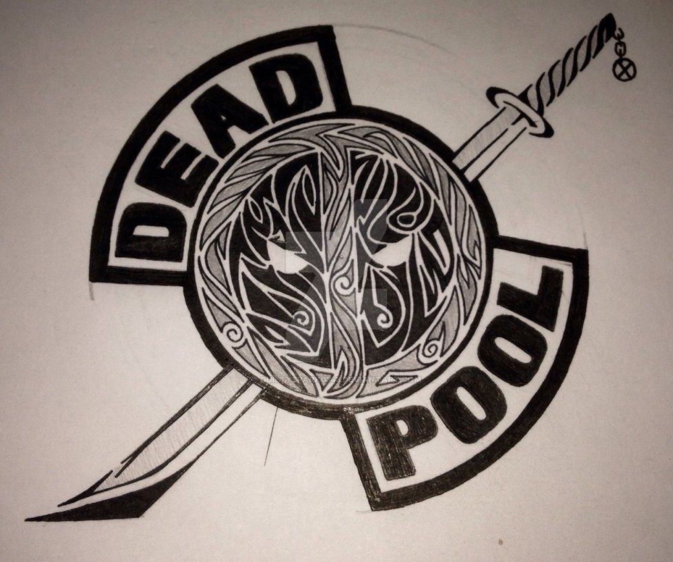 978x817 Deadpool Logo - Deadpool Logo Drawing