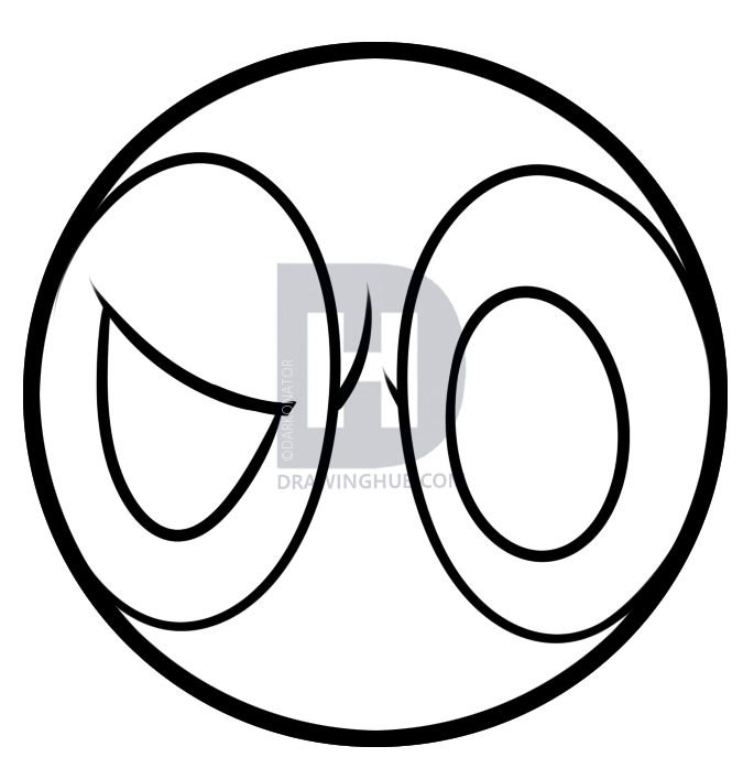 685x707 How To Draw The Deadpool Symbol, Step - Deadpool Logo Drawing