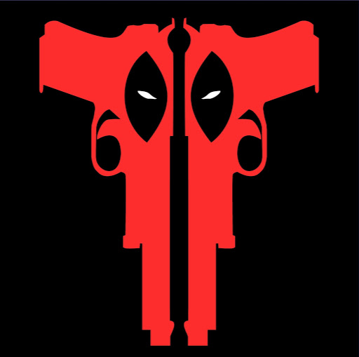 512x509 Deadpool's Drawing Chrome Theme - Deadpool Logo Drawing