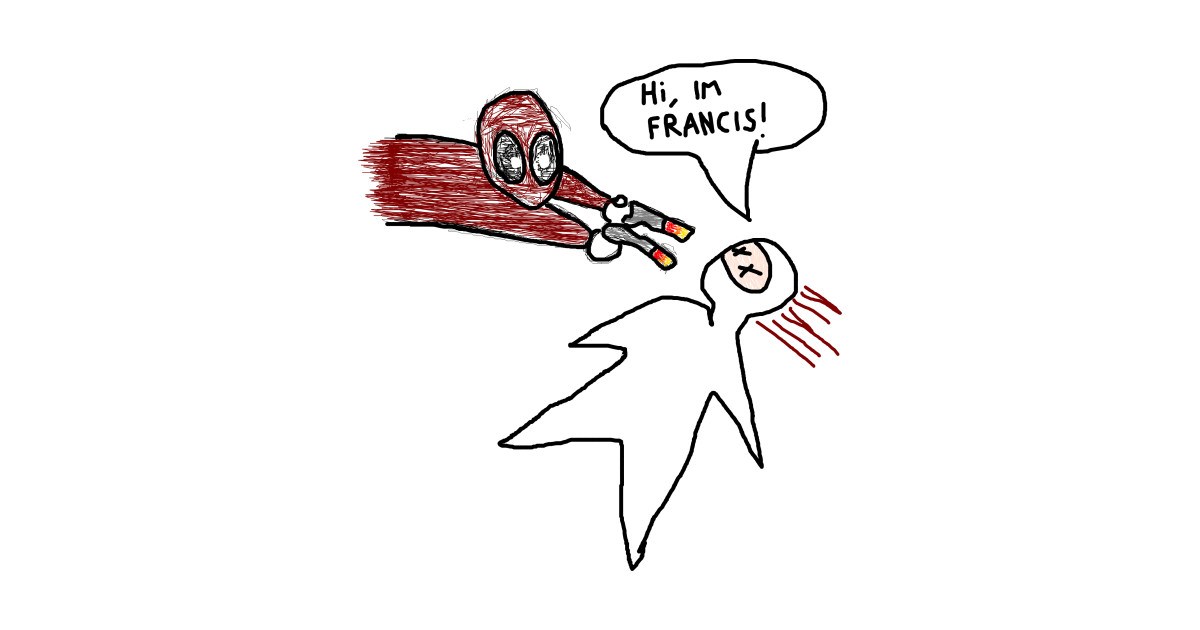 Deadpools Drawing Of Francis At PaintingValley.com | Explore Collection ...