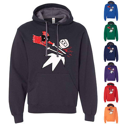 400x400 Marvel Deadpool Drawing Of Francis Mens Deadpool Hoodie Pullover - Deadpools Drawing Of Francis