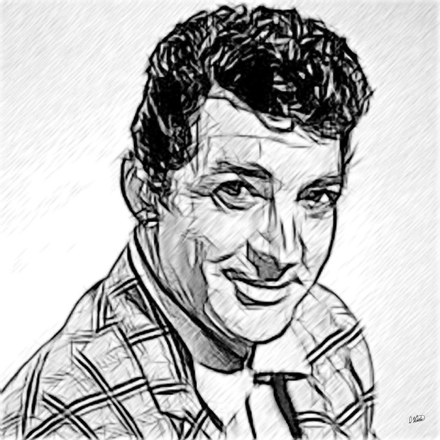 900x900 dean martin painting - Dean Martin Drawing