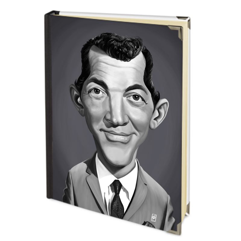 800x800 dean martin celebrity caricature deluxe diary - Dean Martin Drawing